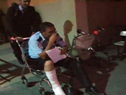 Polise çirkin saldırı